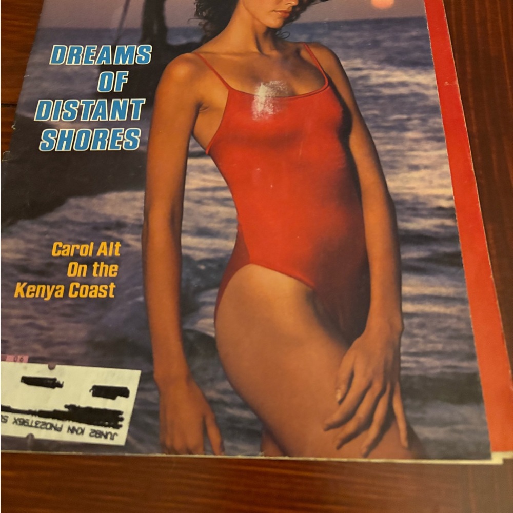 Sports Illustrated 1982 Carol Alt
Magazine